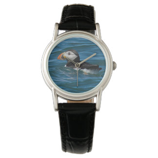 Pufferung auf Imitaten in Leinwand gedruckter Acry Armbanduhr