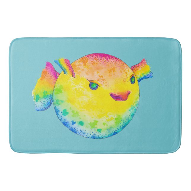 Pufffisch Badematte (Vorderseite)