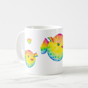 Pufffisch Kaffeetasse