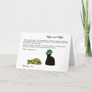 Puffie und Muffie St Patrick Tageskarte Karte