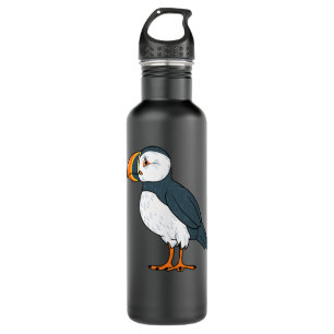 Puffin Bird Funny IcelSeaBird Lover Geschenk Männe Edelstahlflasche