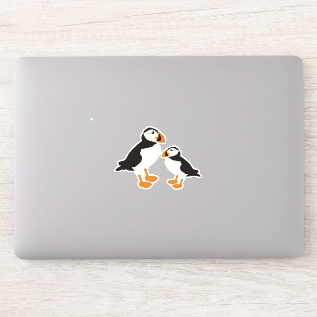 Puffin Bird Niedlich Art Sticker Puffins Muffins (Computer)