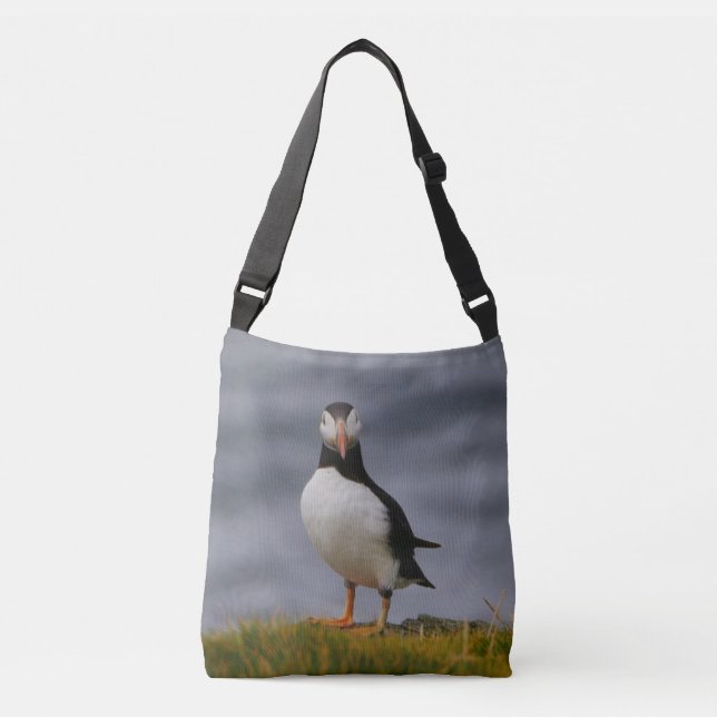Puffin Crossbody Bag Tragetaschen Mit Langen Trägern (Vorderseite)