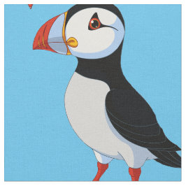 Puffin Design Fabric Stoff