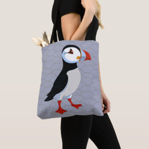 Puffin Design Tote Bag Tasche