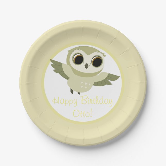 Puffin-Felsen-Party-Platte - Otto Pappteller (Vorderseite)