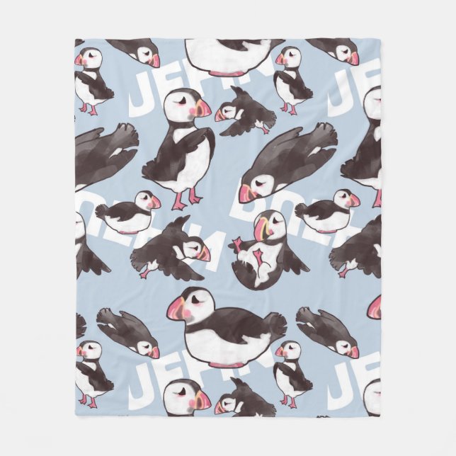 Puffin-Fleece-Medium Fleecedecke (Vorderseite)