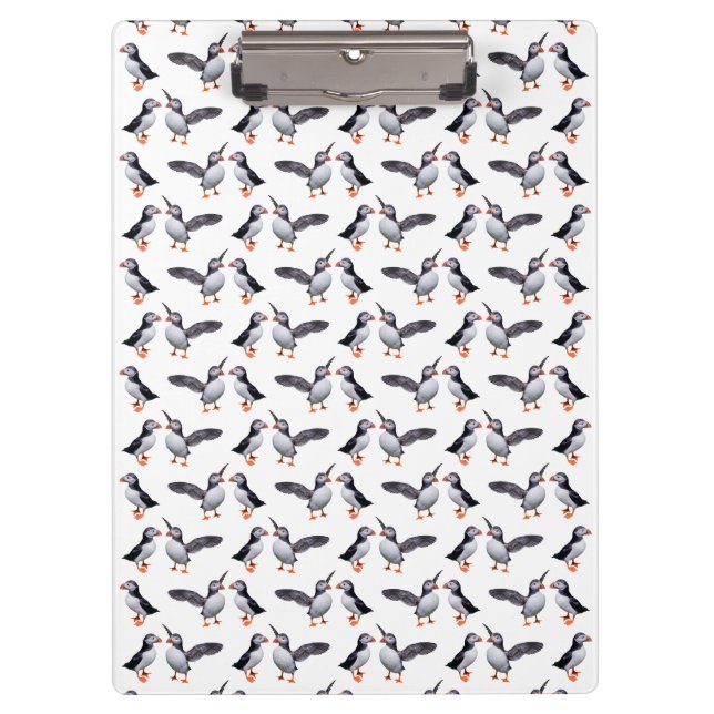 Puffin Frenzy Clip Board Klemmbrett (Vorderseite)