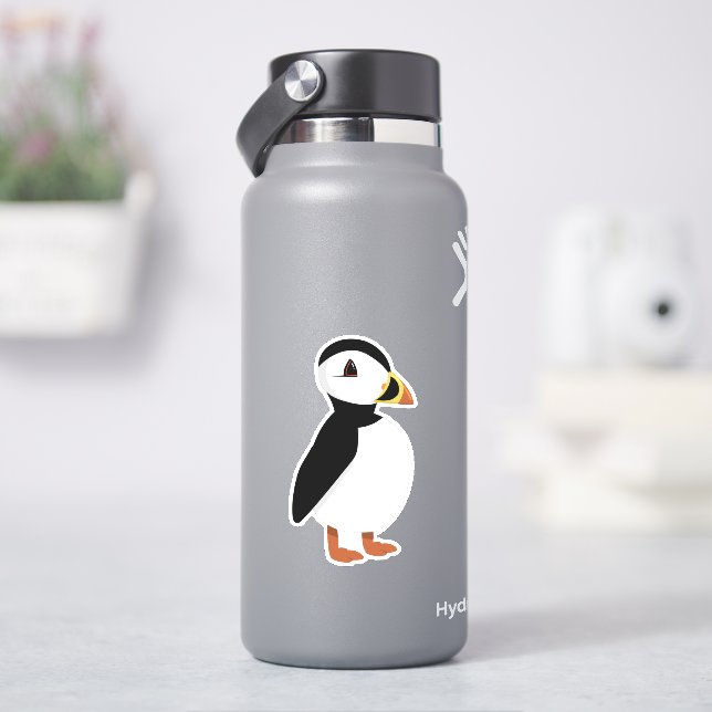 Puffin Illustration Aufkleber (HydroFlask)