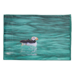 Puffin in der Auferstehungsbucht, Alaska Kissenbezug