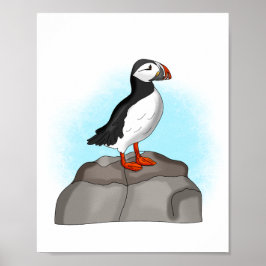 Puffin, niedlich poster