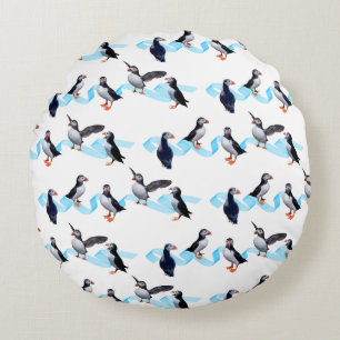 Puffin Party Kissen (Farbe auswählen)