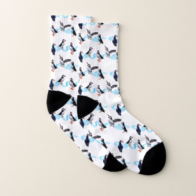 Puffin-Party-Socken (wählen Sie Farbe) Socken (Paar)