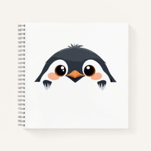 Puffin Peking Niedlich Adorable Funny Animal Carto Notizbuch