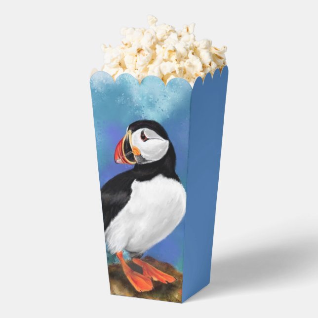 Puffin Popcorn Box Geschenkschachtel (Geplatzt)