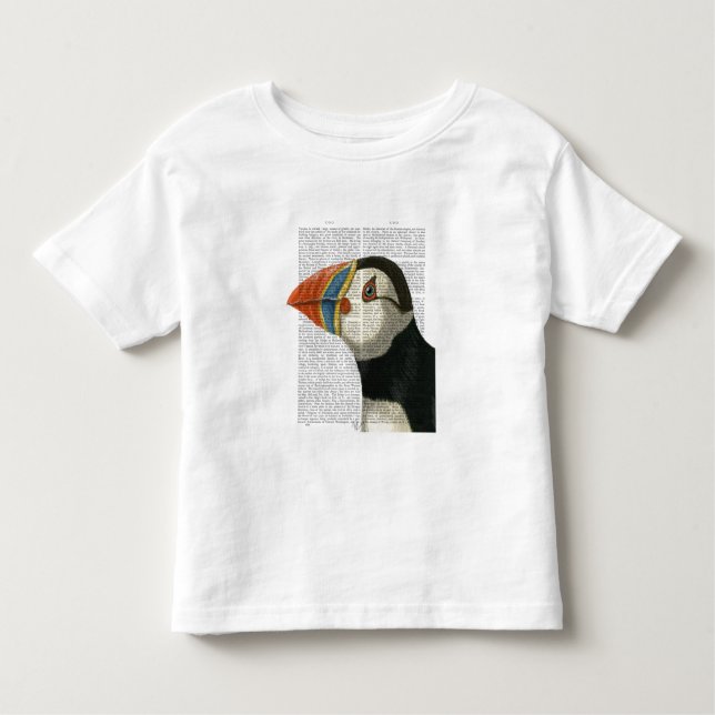 Puffin Portrait Kleinkind T-shirt (Vorderseite)