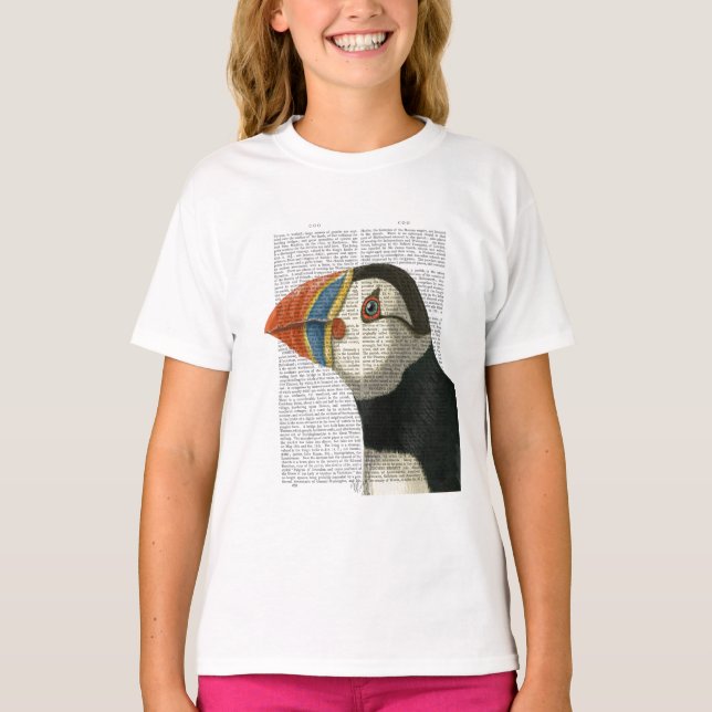 Puffin Portrait T-Shirt (Vorderseite)
