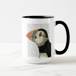 Puffin Portrait Tasse