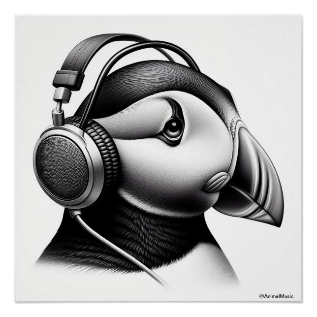 Puffin Poster (Vorderseite)