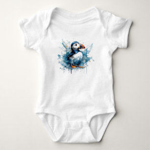 Puffin Splash Baby Strampler