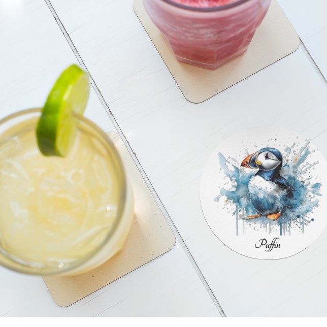 Puffin Splash, Brauch Glasuntersetzer (Von Creator hochgeladen)