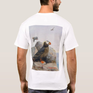 Puffin, Vordergrundkunst/Reverse-Kunstwerk T-Shirt