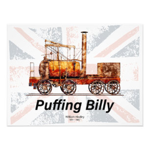 Puffing Billy Dampfzug englische Lokomotive Fotodruck