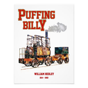 Puffing Billy Dampfzug Englische Lokomotive Fotodruck