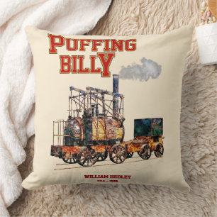 Puffing Billy Dampfzug Englische Lokomotive Kissen