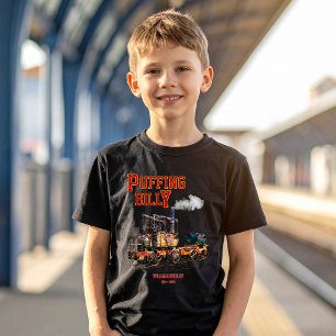 Puffing Billy Dampfzug Englische Lokomotive T-Shirt