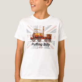 Puffing Billy Dampfzug Englische Lokomotive T-Shirt