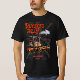 Puffing Billy Dampfzug Englische Lokomotive T-Shirt