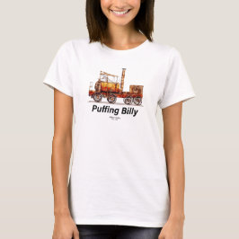 Puffing Billy Dampfzug Englische Lokomotive T-Shirt