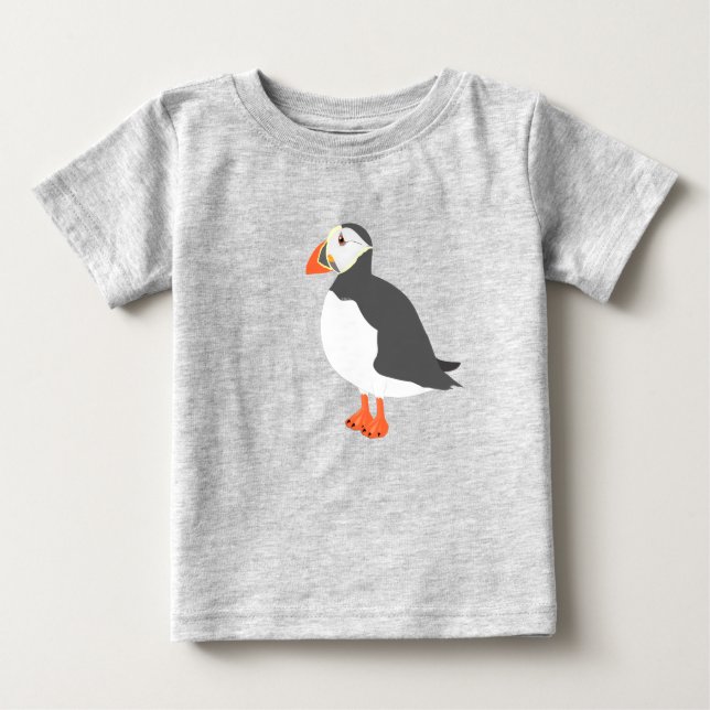 Puffins Baby Tshirt (Vorderseite)