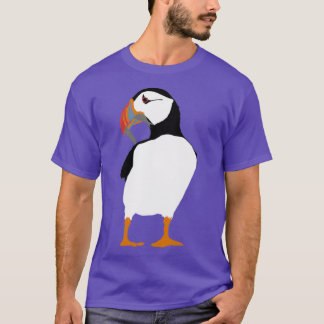 Puffins in Grün T-Shirt
