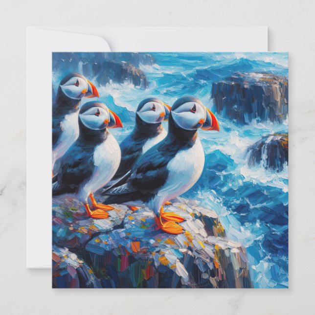 Puffins Karte (Vorderseite)