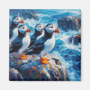 Puffins Magnet