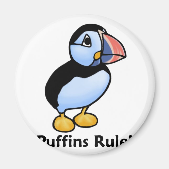 Puffins-Regel! Magnet (Vorne)