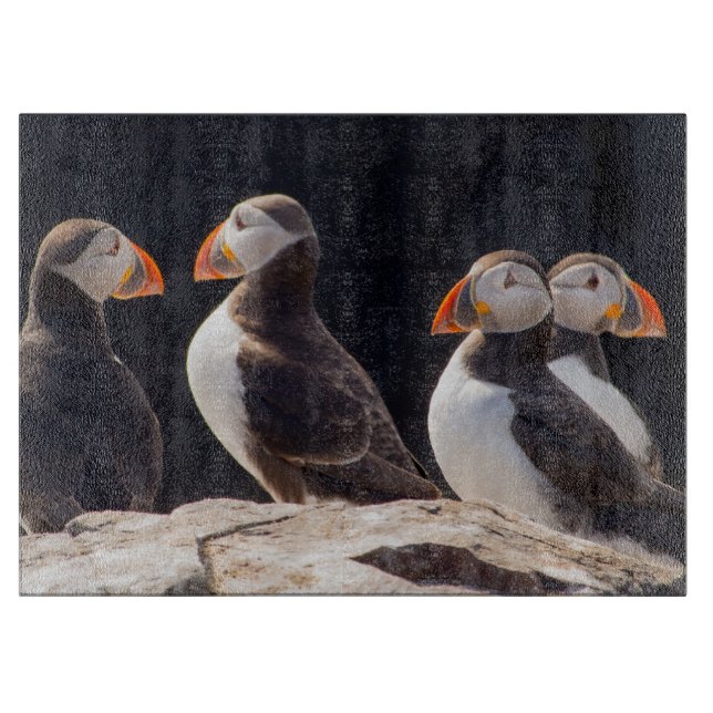 Puffins Schneidebrett (Vorderseite)
