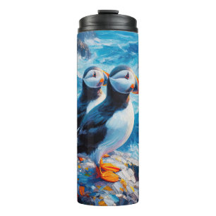 Puffins Thermosbecher