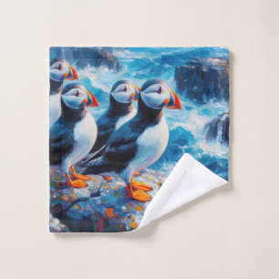 Puffins Waschlappen