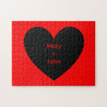 Puffy Heart<br><div class="desc">Puffes Herzpuzzle. Hintergrundfarbe und Text können angepasst werden.</div>