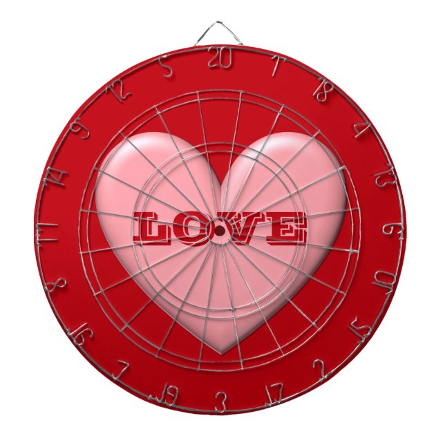 Puffy Heart Dartscheibe (vorne)