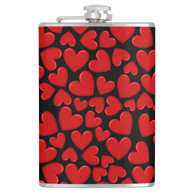 Puffy Heart Flachmann (Vorderseite)