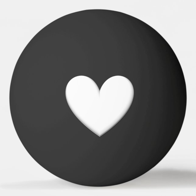 Puffy Heart Tischtennisball (Vorderseite)