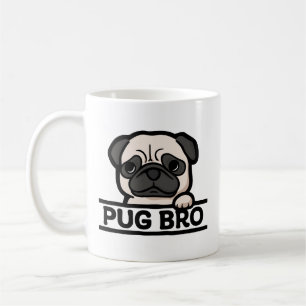 PUG BRO – Lustiges und süßes Pug-Liebhaber-Geschen Kaffeetasse