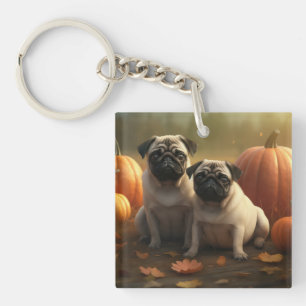 Pug Chiot Délice d'Automne Citrouille