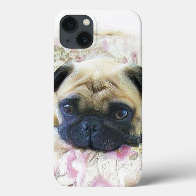 Pug Dog Case-Mate iPhone Hülle (Rückseite)