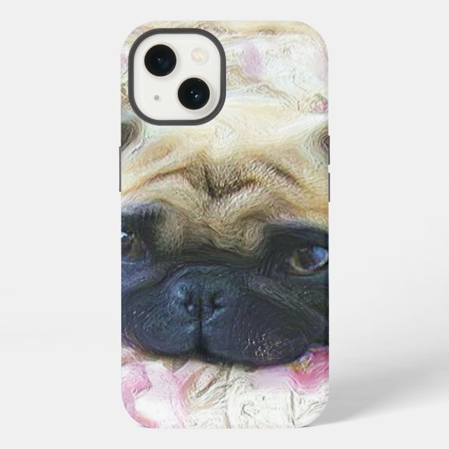 Pug Dog iPhone Hülle (Rückseite)