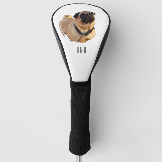 Pug Golf Headcover (Vorderseite)